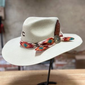 Charlie Horse Navajo Hat- Ivory (size L)
